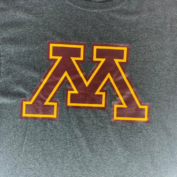 Minnesota Golden Gophers NCAA Gray Champion Short Sleeve Shirt Mens Large - Picture 2 of 4